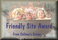 Colleen's Corner Friendly Site Award